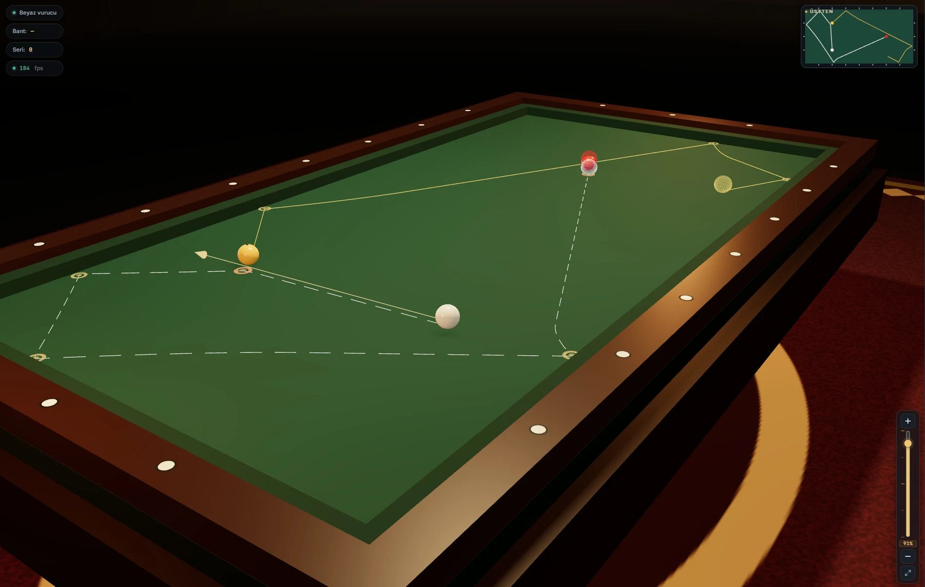 3D table — 3ball.app