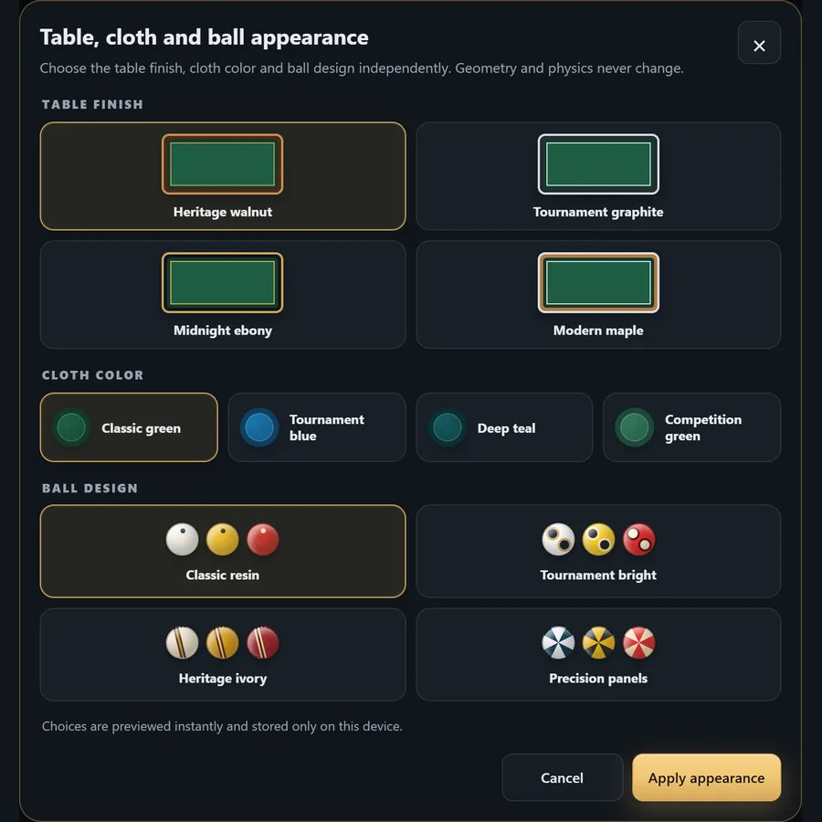 Personal and shareable — 3ball.app