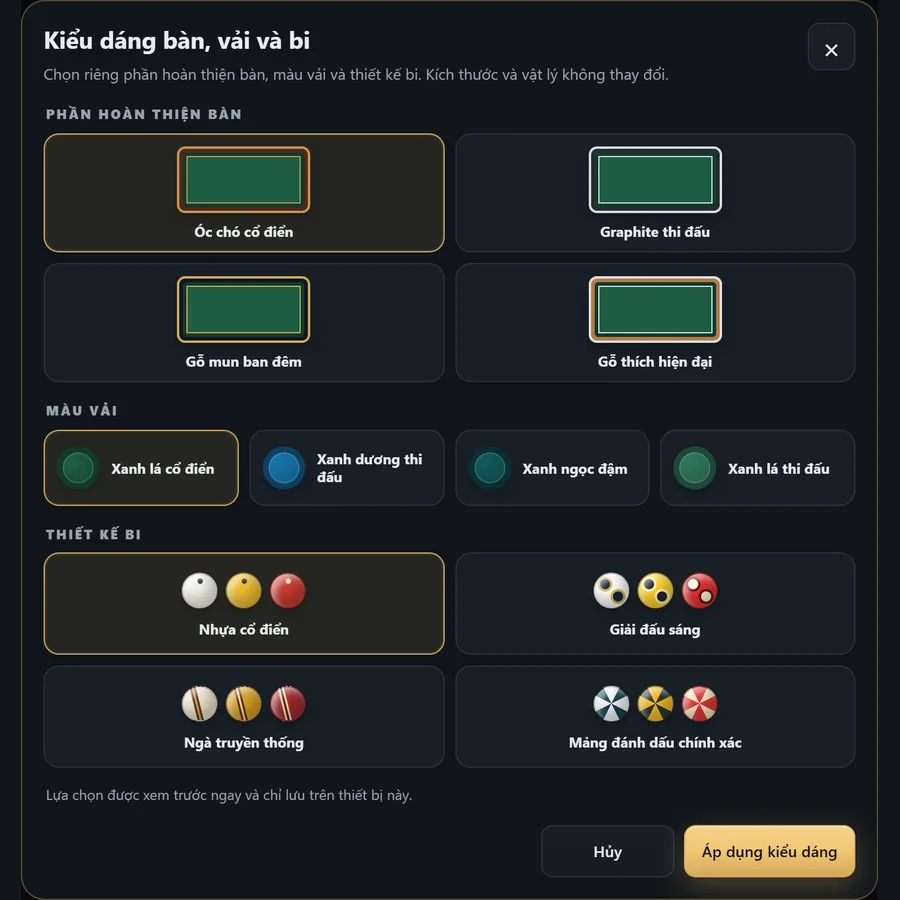 Cá nhân và chia sẻ — 3ball.app
